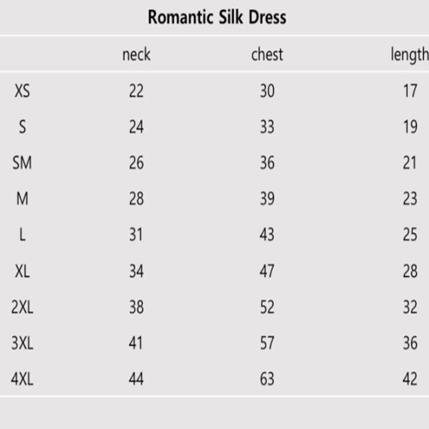 Green Gray Romantic Silk Dress