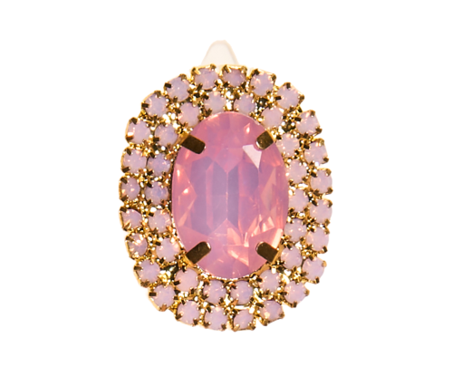 ROSE HALO clip bijoux