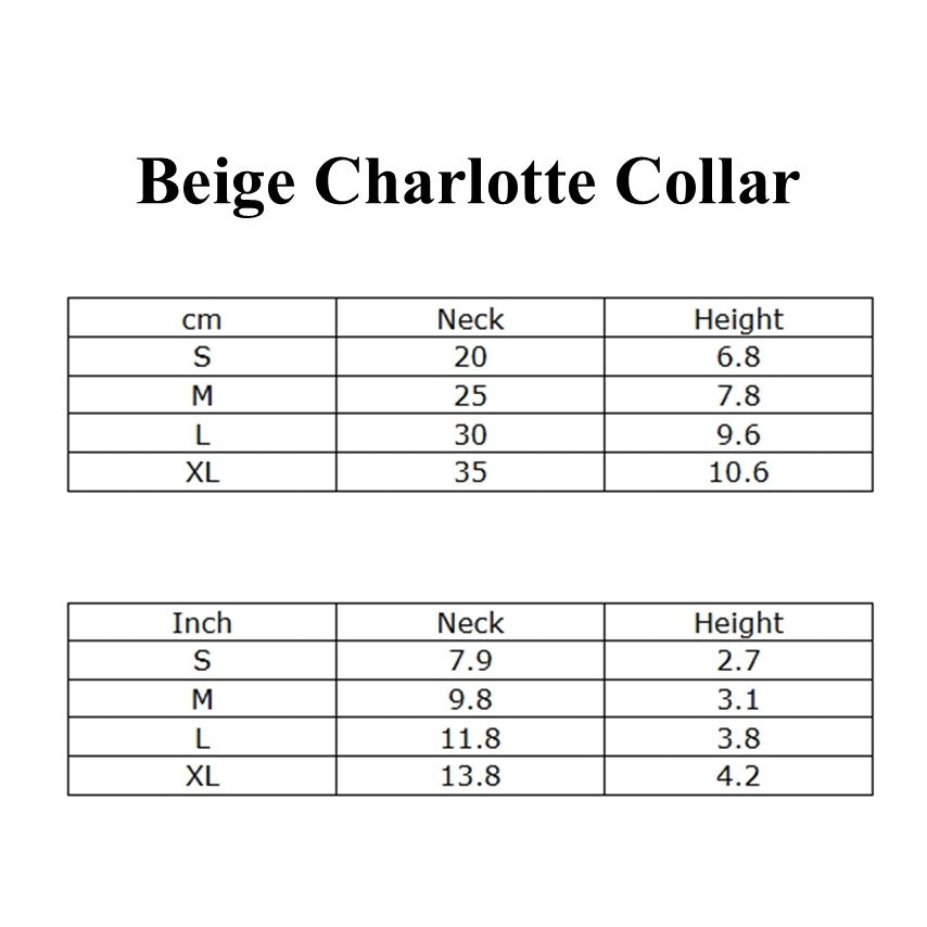 Louisdog (M)Beige Charlotte Collar