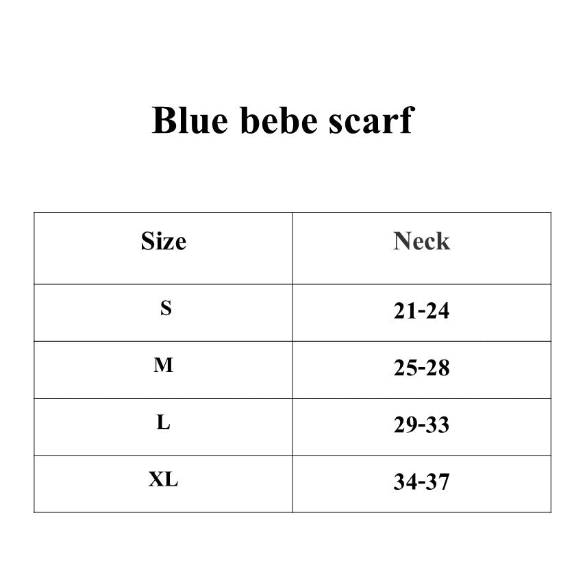 Louisdog Blue bebe scarf