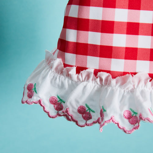 Louisdog (M) Cherry mint Pool club bonnet