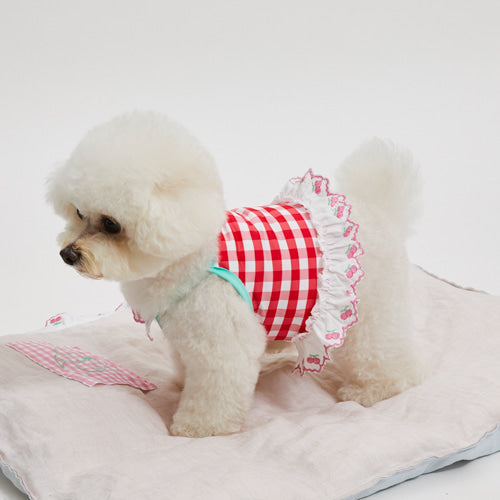 Louisdog (M) Cherry mint Pool club bonnet