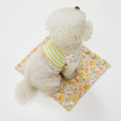 Louisdog-Liberty Foot Towel Batsy Yellow