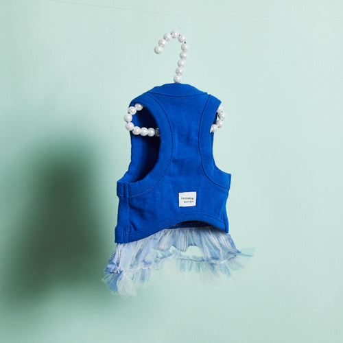Louisdog (M) Princess Blue top