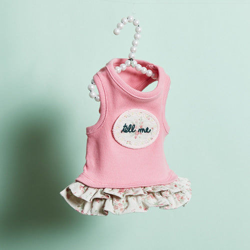 Louisdog (SM) Rose Pink top