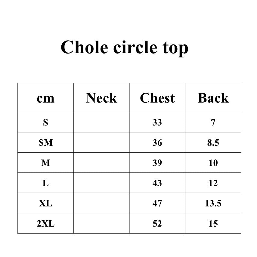 Lorelei White chole circle top