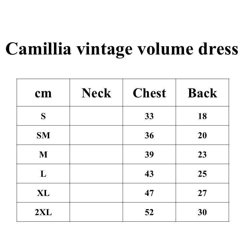 Lorelei Dark rose camillia vintage volume dress