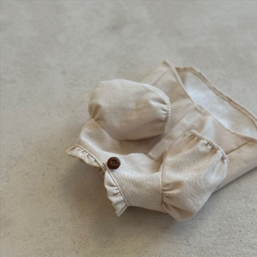 Lorelei Beige sophia puff blouse