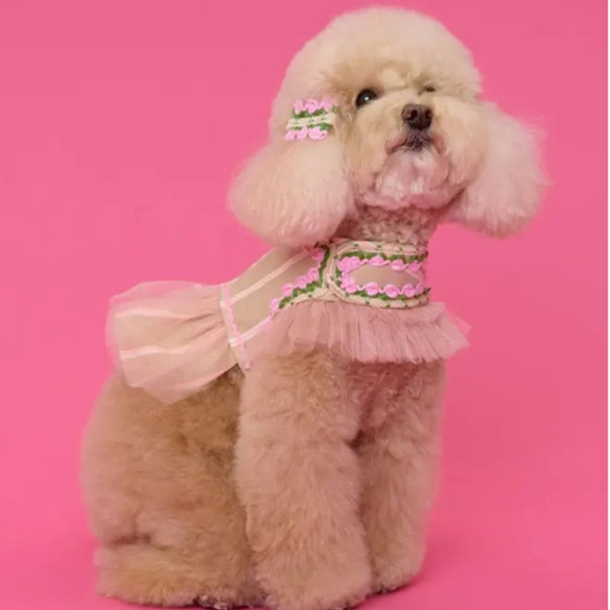 Comocomo Rose tiara harness