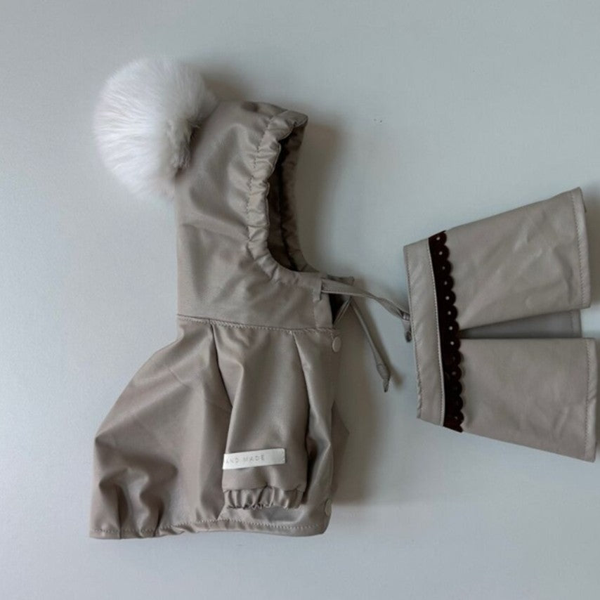 Lorelei Beige Leather jacket