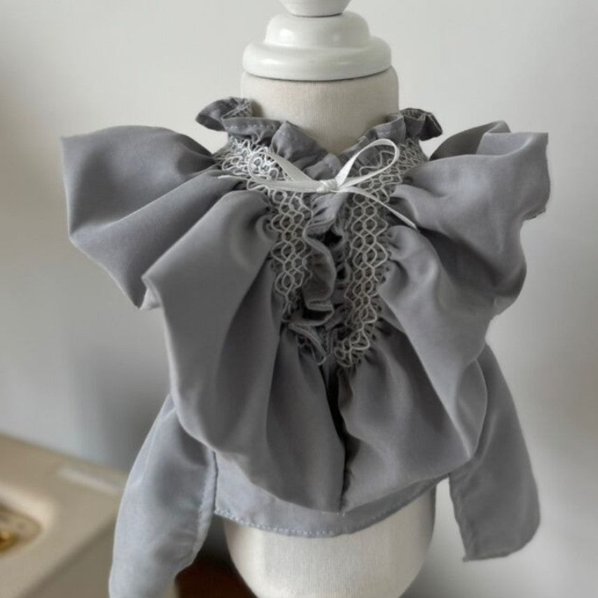 Lorelei Bluegray Bailey smocking dress