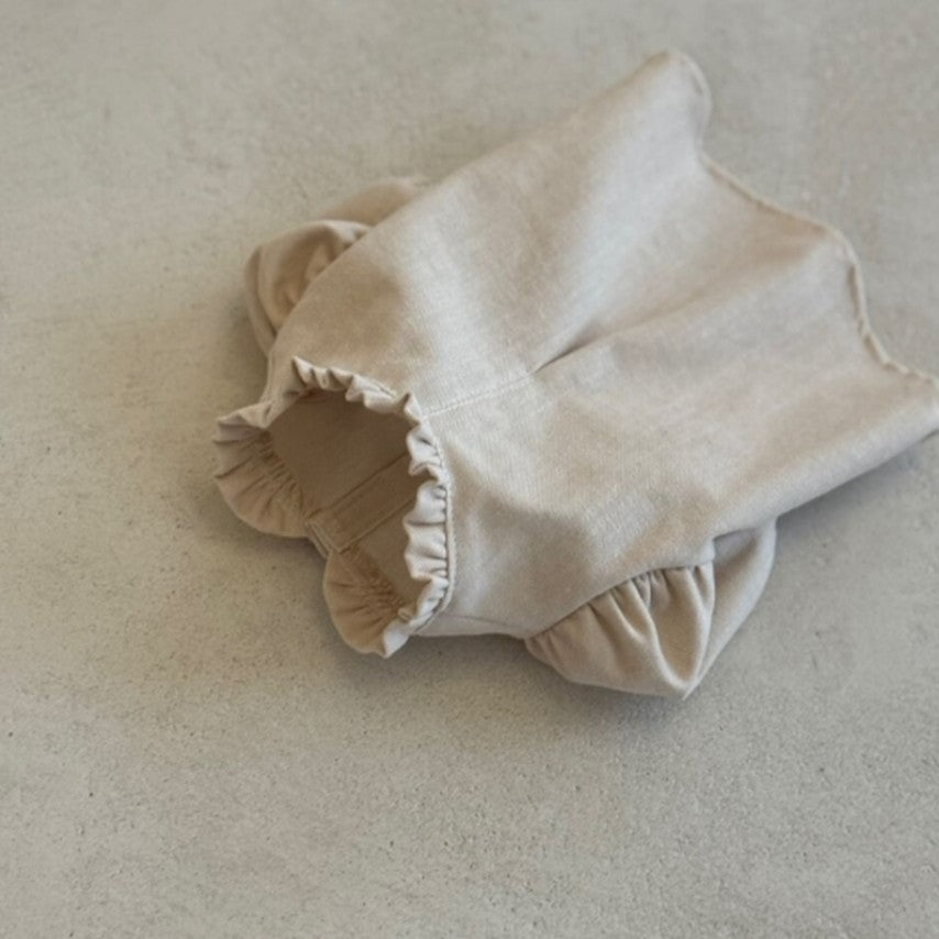 Lorelei Beige sophia puff blouse