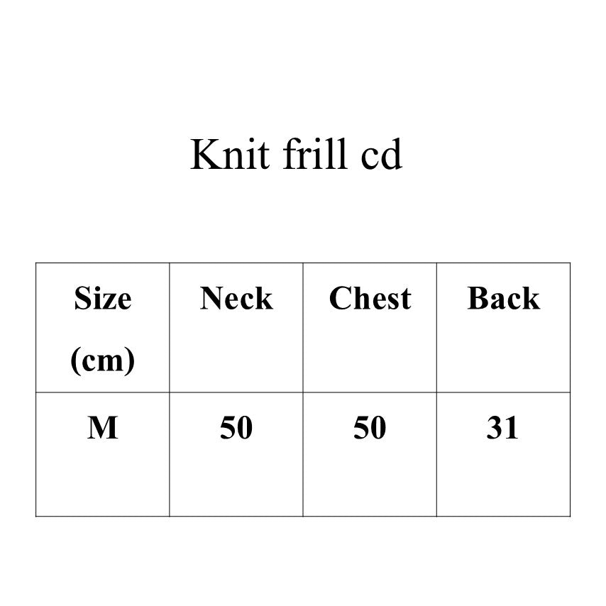Knit frill cd