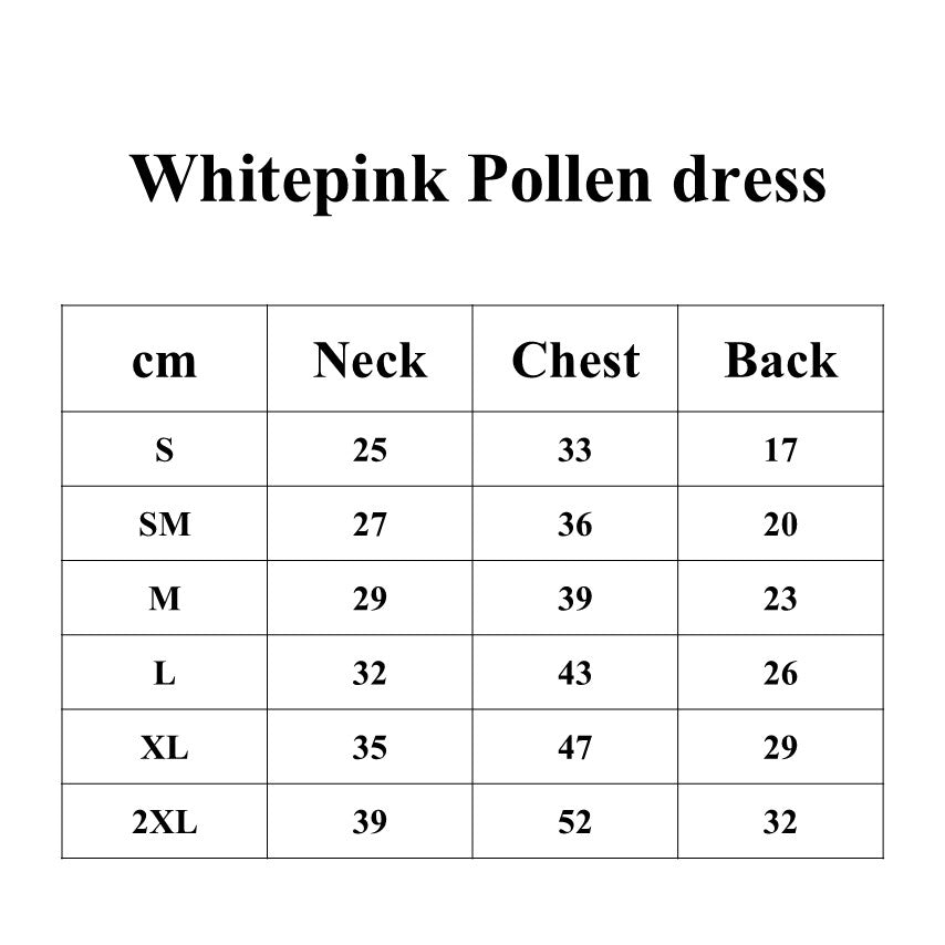 Lorelei White Pink Pollen dress