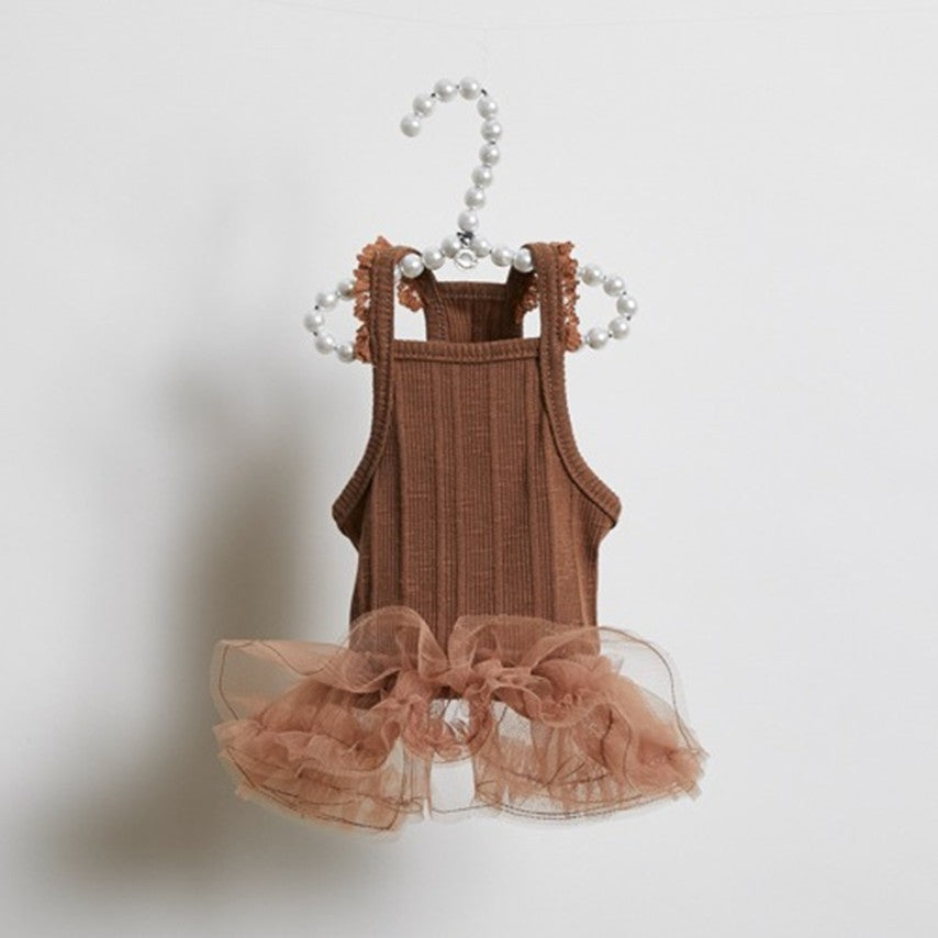 Sugar Almond Tulle TOP