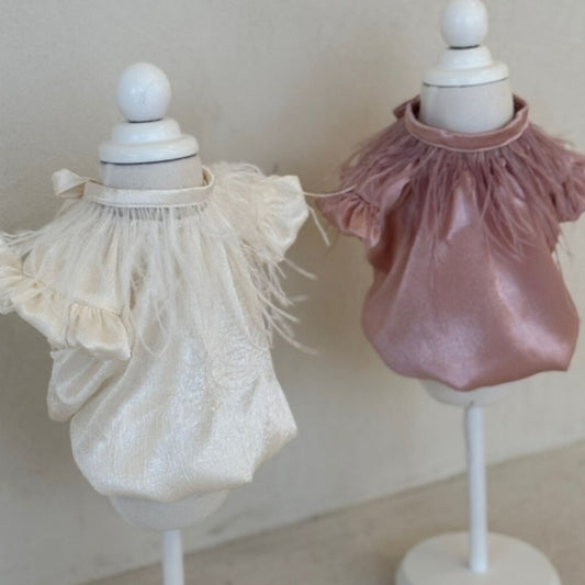 Clara silky blouse pink