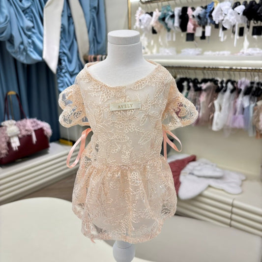 Whisper Bloom Sheer Bustier
