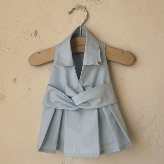 Blue Stripe Boni Twist Dress