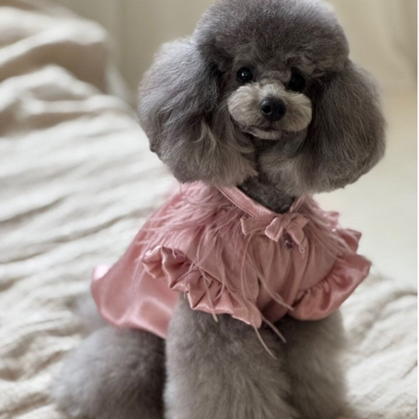 Clara silky blouse pink