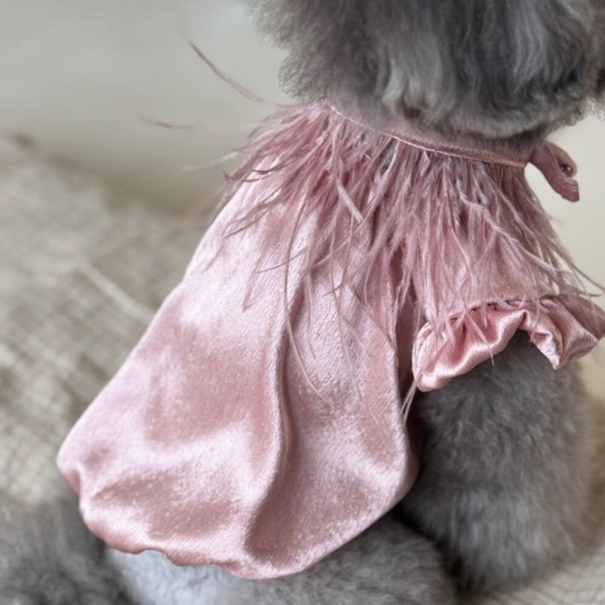 Clara silky blouse pink