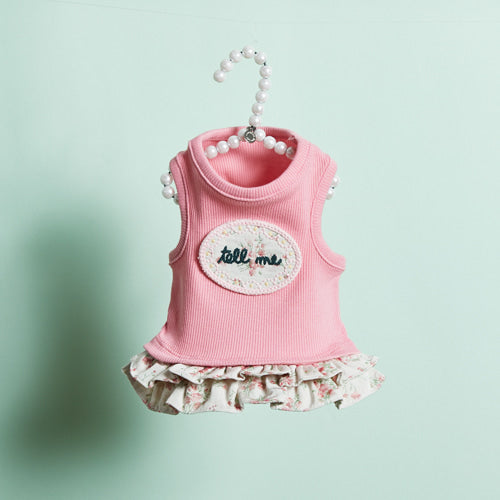 Louisdog (SM) Rose Pink top