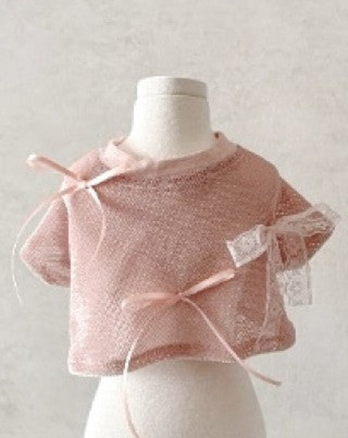 Velvet Mesh Top