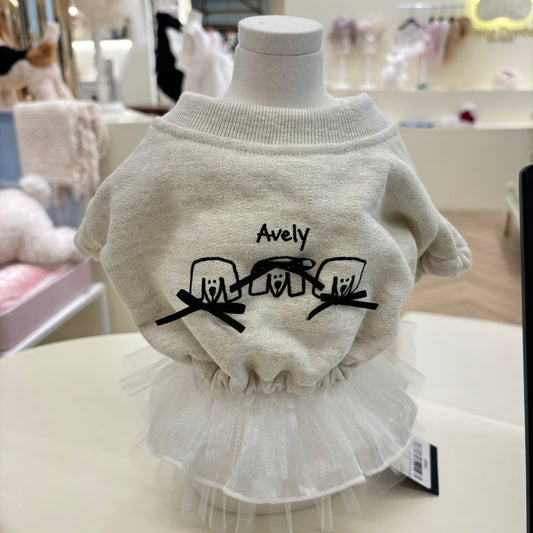 (SM)Cream Crew Sweatshirt