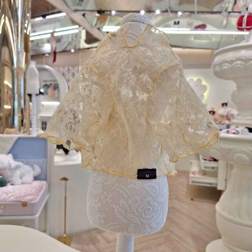 Avely Lemon Lace Blouse