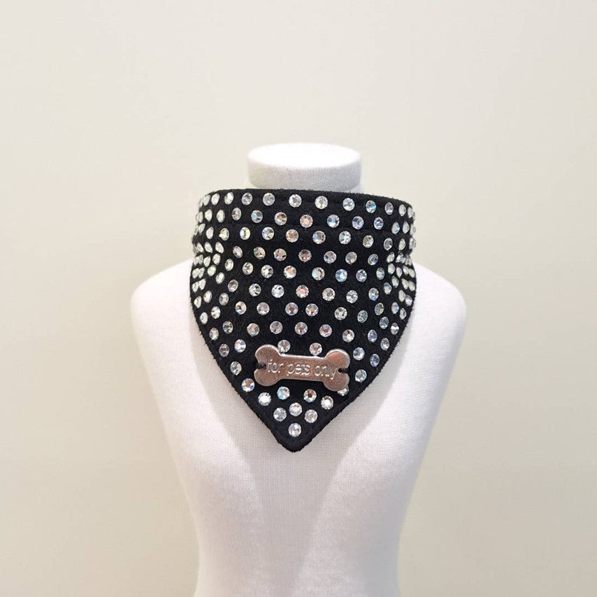 Starry Sky Bandana Collar Black