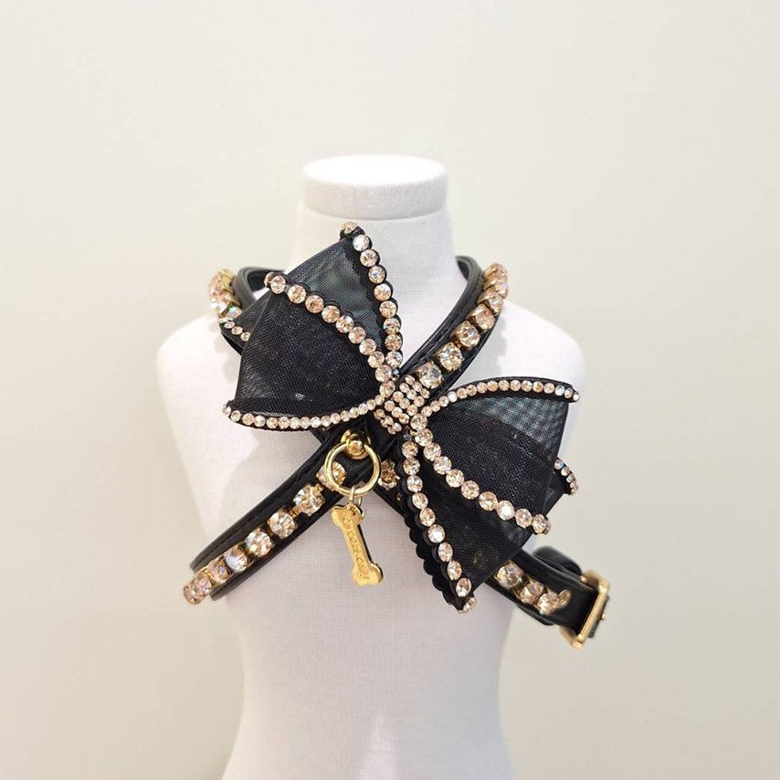 Perfection In a Bow Harness Black