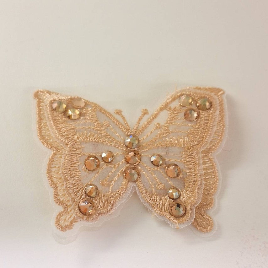 Natural Butterfly Clip Bijoux