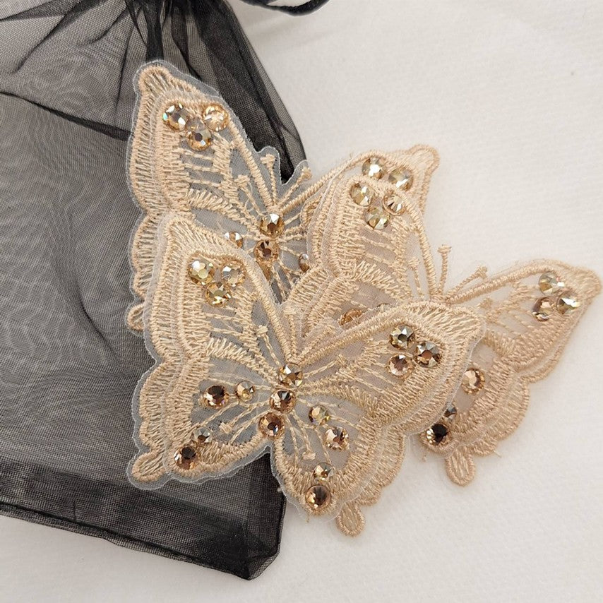 Natural Butterfly Clip Bijoux