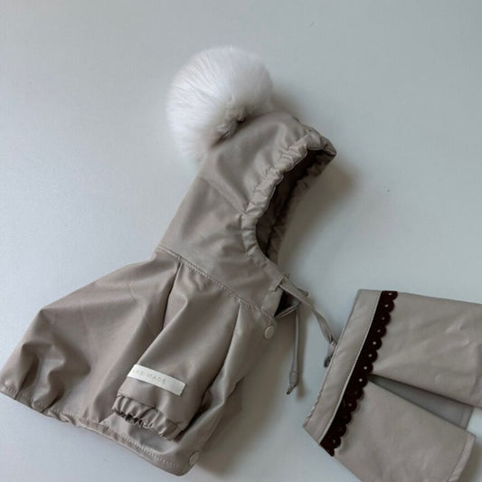 Lorelei Beige Leather jacket