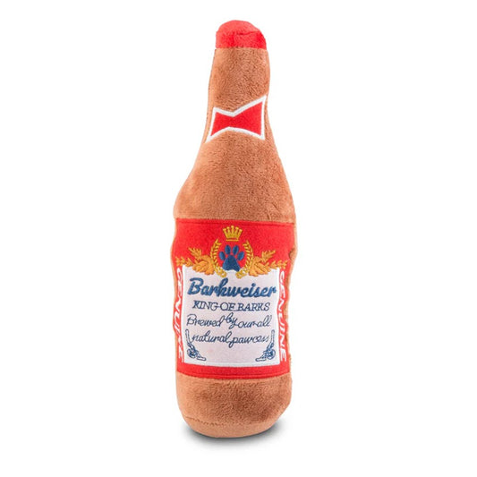 Barkweiser Beer Bottle Parody Dog Toy