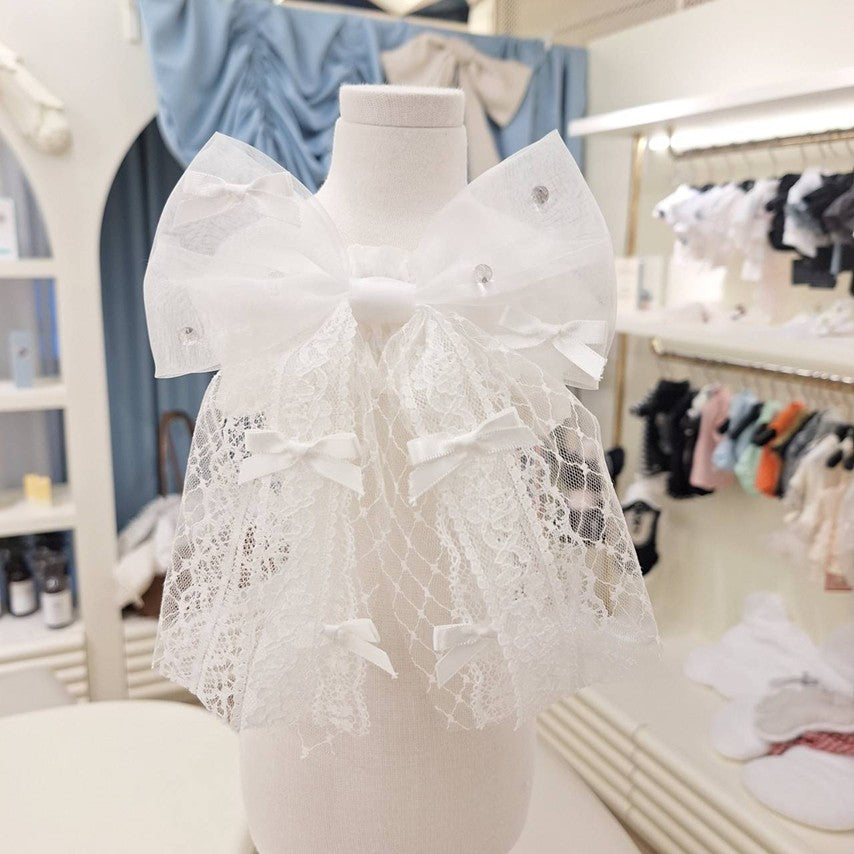 Coquette bow collar