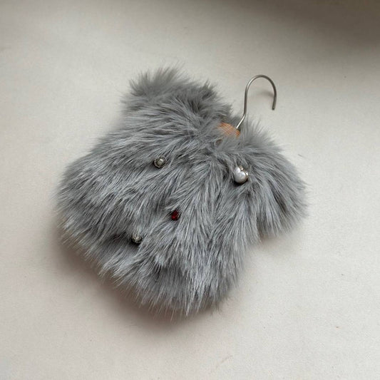 Avely Fur Grey