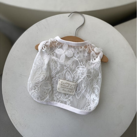Avely (M) Italian lace see through tee