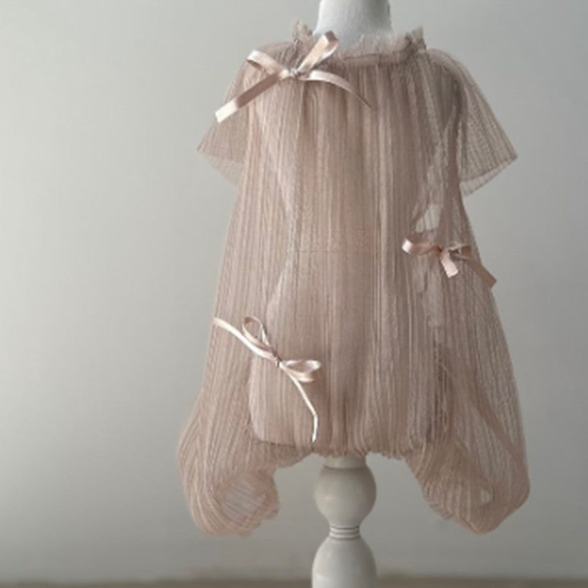 Avely (SM) Beige Ribbon Jumpsuit