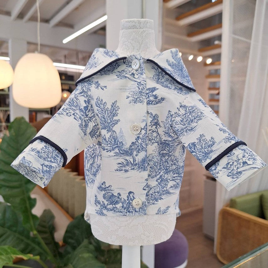 French Pajama Blue