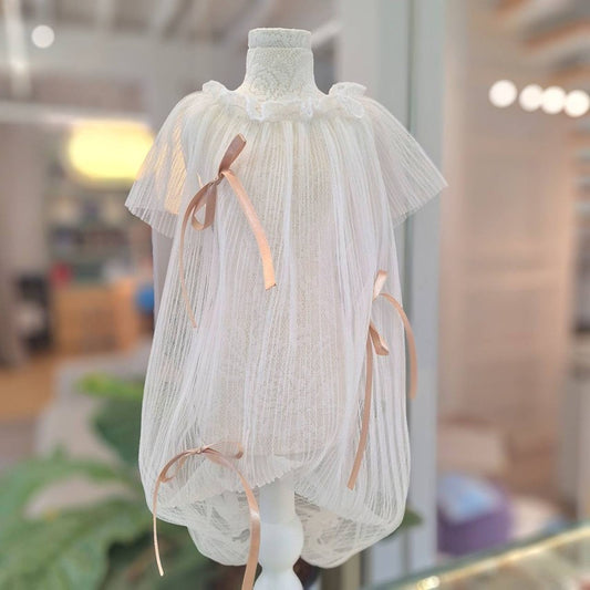 Avely (SM) White Ribbon Jumpsuit