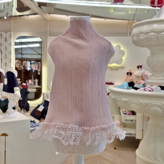 Avely Pink Pleated Dress