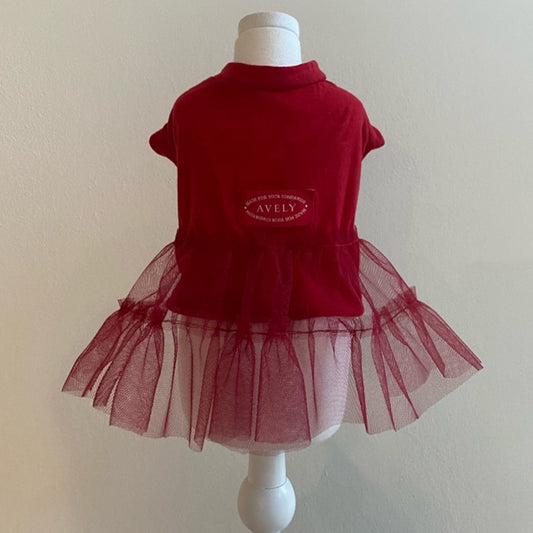 Avely Tulle Polo Dress