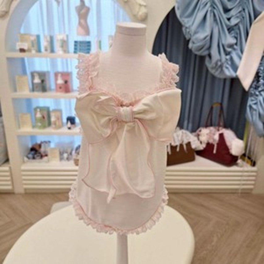 Trilly pinkbow blouse