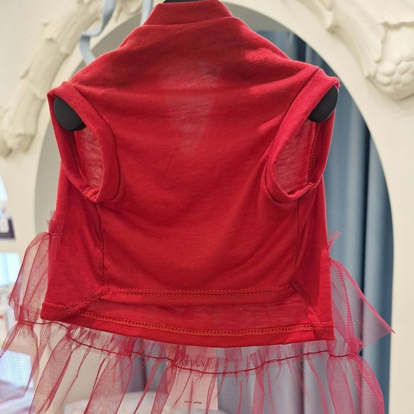 Avely Tulle Polo Dress