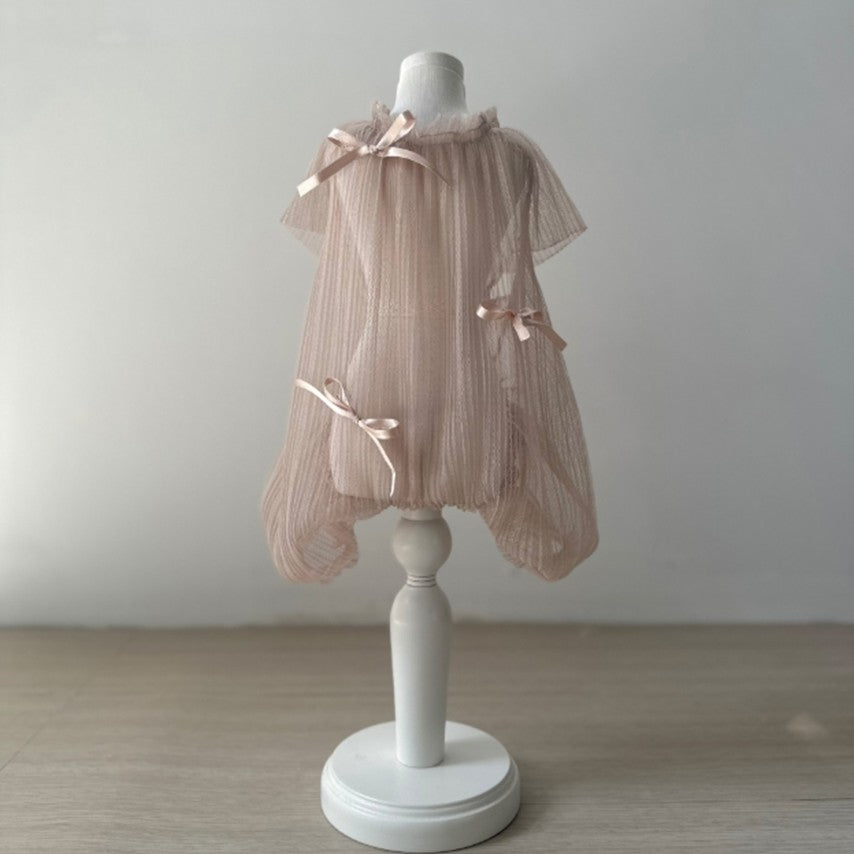 Avely (SM) Beige Ribbon Jumpsuit