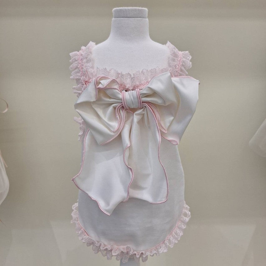 Trilly pinkbow blouse
