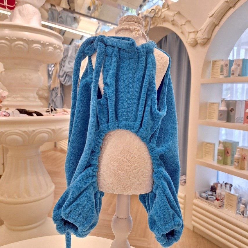 Avely Blue Dolphin Jumpsuit