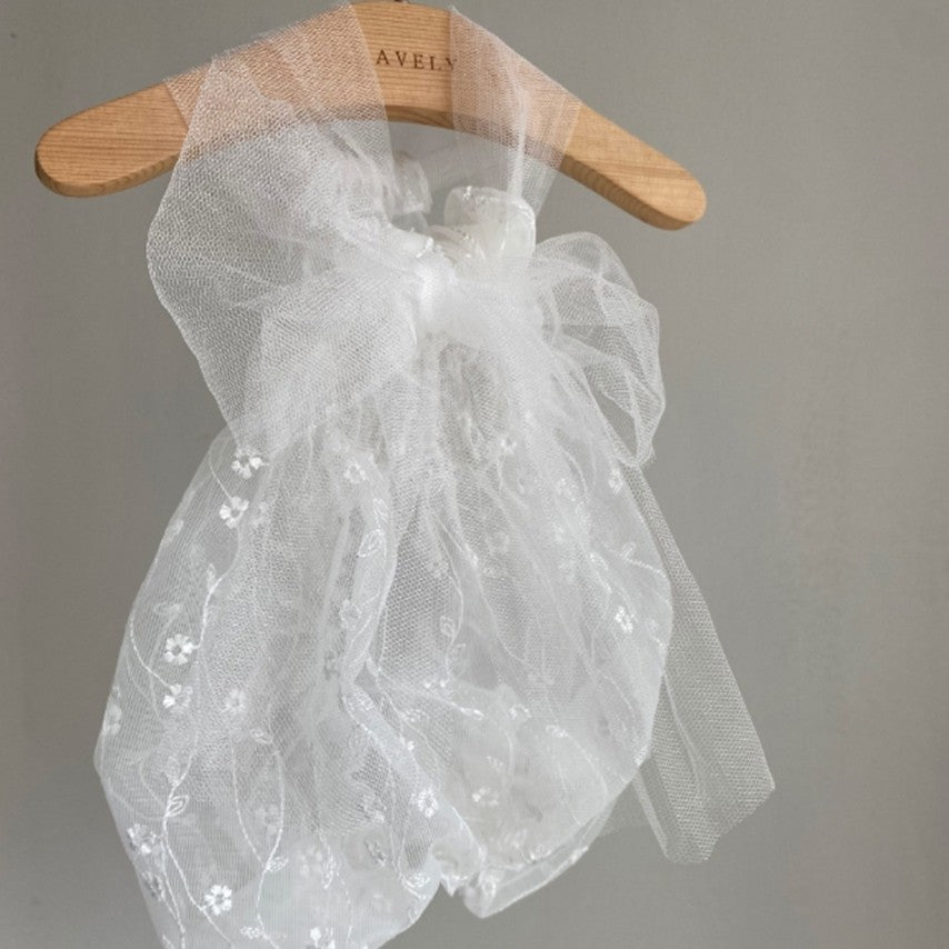Avely White Tutu Ombre