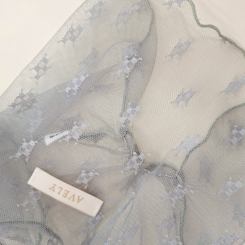 Avely Green net mesh tee