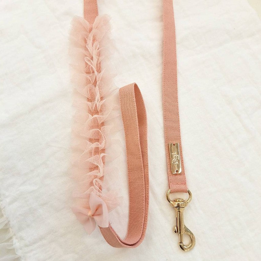 Rose FruFru-Bow-leash